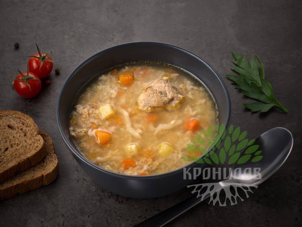 Готовый суп из курицы - купить в упаковке Кронидов